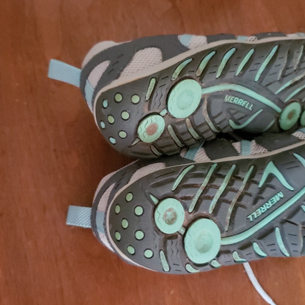 Merrell Mykos Aquatic Women's Athletic Shoes in Gray and Light Blue EUC - Picture 8 of 11